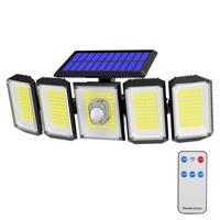 5 panelowa obrotowa lampa solarna 300 LED