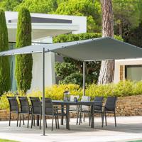 Altana ogrodowa metalowa CANBERRA 4x4 m²