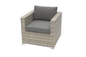 Fotel rattanowy SEVILLE (szary)