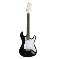 Gitara elektryczna dla początkujących, ze wzmacniaczem w prezencie-czarna