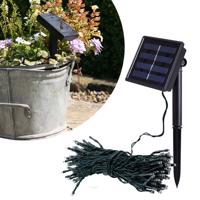 Lampki solarne, ozdobne, 100 diod LED-20 metrowy, kolorowy
