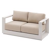 Ławka aluminiowa 2-osobowa MADRID (cappuccino)