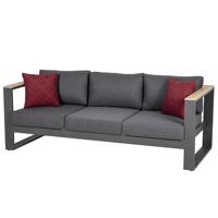Ławka aluminiowa 3-osobowa TANZANIA