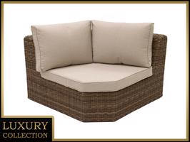 Narożnik rattanowy BORNEO LUXURY (brązowy)