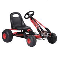 Pedal go-kart dla dzieci, czerwony