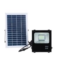 Reflektor LED z panelem solarnym - 20 W