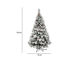 Śnieżna choinka sztuczna w kilku rozmiarach-120 cm-owa