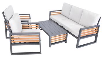 Zestaw aluminiowy NEWPORT dla 5 osób